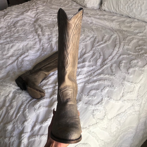 Frye boots. Grey. - Picture 3 of 3